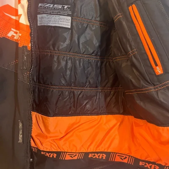FXR Snowmobile Boost Jacket with Float Technology Boys Size 10 - Picture 3 of 9